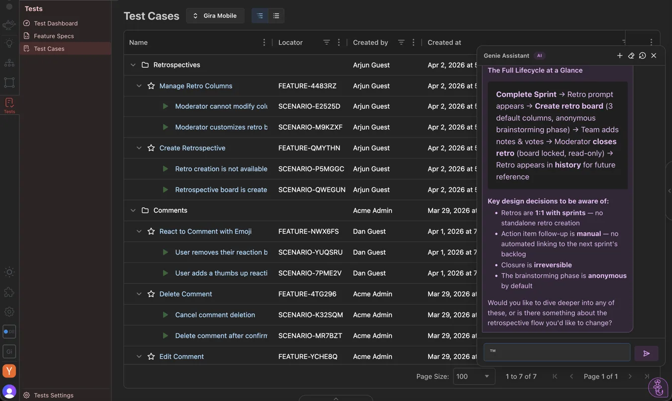 AppGenie AI Genie assistant providing governance insights